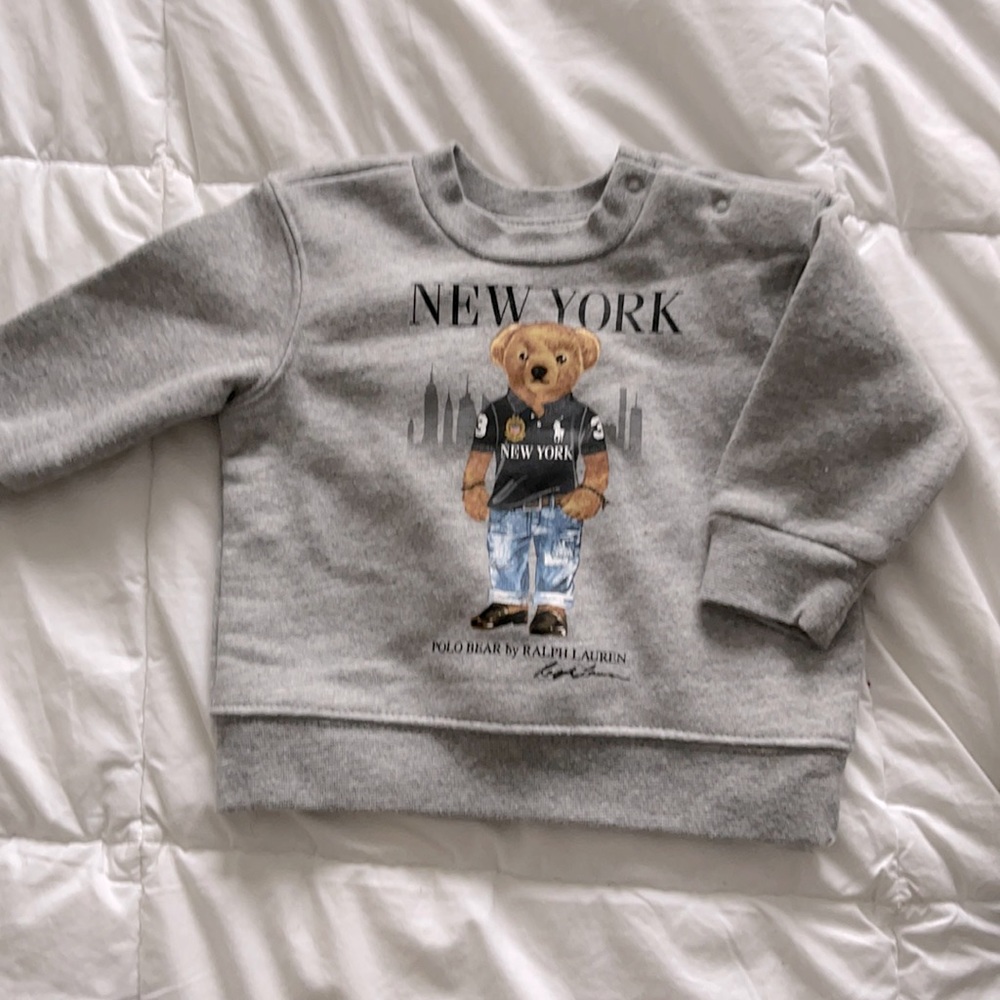 Polo Bear baby boy “New York” sweater